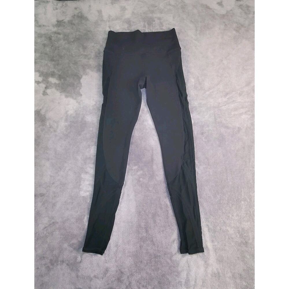 Alo Yoga Pants Womens Sz S|M Black High Waist Leggings Compression Workout Gym 8
